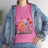 Wildflowers, Graphic T-Shirts for Women, Floral Shirt, Womens Short Sleeve, Ladies Graphic Tees #5115TTS