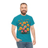 Wildflowers and Pink & Yellow Roses, Graphic T-Shirts for Women, Floral Shirt, Womens Short Sleeve, Ladies Graphic Tees #5140TTS