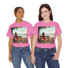 Have You Forgiven Your Ex?  Woman on Bench Looking at Waves, Forgiving T-Shirt, Forgiveness, Relationship Healing Top #5002STS