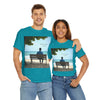 Have You Forgiven Your Ex?  Man on Bench Looking at Waves, Forgiving T-Shirt, Forgiveness, Relationship Healing Top #5005STS
