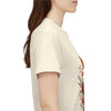 Wildflowers and Red Roses, Graphic T-Shirts for Women, Floral Shirt, Womens Short Sleeve, Ladies Graphic Tees #5129TTS