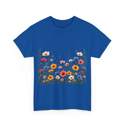 Wildflowers, Graphic T-Shirts for Women, Floral Shirt, Womens Short Sleeve, Ladies Graphic Tees #5106TTS