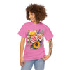 Wildflowers and Pink & Yellow Roses, Graphic T-Shirts for Women, Floral Shirt, Womens Short Sleeve, Ladies Graphic Tees #5145TTS