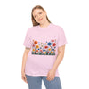 Wildflowers, Graphic T-Shirts for Women, Floral Shirt, Womens Short Sleeve, Ladies Graphic Tees #5112TTS