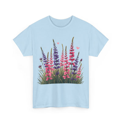 Wildflowers, Graphic T-Shirts for Women, Floral Shirt, Womens Short Sleeve, Ladies Graphic Tees #5119TTS