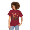 Wildflowers and Pink Roses, Graphic T-Shirts for Women, Floral Shirt, Womens Short Sleeve, Ladies Graphic Tees #5023TTS