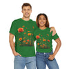 Wildflowers and Orange Roses, Graphic T-Shirts for Women, Floral Shirt, Womens Short Sleeve, Ladies Graphic Tees #5046TTS