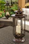 H Potter Outdoor Candle Lantern Decorative Hurricane Holder Patio Deck Indoor