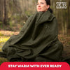 Olive Drab Green Warm Fire Retardant Blanket, 66" x 90" (80% Wool)-US Military Style