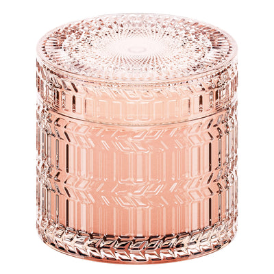 Hidden Label Decorative Jar Candle,Wood Wick Candles, Rose & Sandalwood + Citrus &Sage Scented Candle