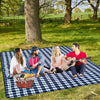 Picnic Blanket,Picnic Blanket Waterproof Foldable with 3 Layers Material,Extra Large Picnic Blanket Picnic Mat Beach Blanket 78.7"x78.7" for Camping Beach Park Hiking Fireworks,Larger & Thicker