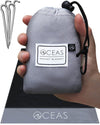 Oceas Outdoor Pocket Blanket - Ideal Sand Proof and Waterproof Picnic Blanket for Beach, Hiking, and Festival Use - Foldable and Compact Mat Easily Fits Into Small Portable Bag