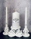 Magik Life Unity Candle Set for Wedding - Wedding Accessories for Reception and Ceremony - Candle Sets – Unity Candle 6 Inch Pillar and 2 * 10 Inch Taper