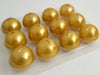 Biedermann & Sons Metallic Ball Candles, 1.5-Inch, Gold