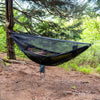 ENO Guardian SL Bug Net - Lightweight Hammock Netting - for Camping, Hiking, Backpacking, Travel, a Festival, or The Beach - Grey