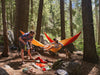 KAMMOK: Roo Double Hammock | Made from Strong & 100% Recycled Water Resistant Ripstop Fabric | Comfortable, Packable, Lightweight (Lifetime Adventure Grade Warranty), Midnight Blue