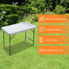 SEEK Outdoor Folding Fish and Game Cleaning Table with Quick Connect Stainless Steel Faucet and Drain Hose for Fishing, Hunting, and Camping Gear