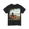 Have You Forgiven Your Ex?  Woman on Bench Looking at Waves, Forgiving T-Shirt, Forgiveness, Relationship Healing Top #5002STS