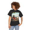 Have You Forgiven Your Ex?  Woman on Bench Looking at Waves, Forgiving T-Shirt, Forgiveness, Relationship Healing Top #5002STS
