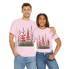 Wildflowers, Graphic T-Shirts for Women, Floral Shirt, Womens Short Sleeve, Ladies Graphic Tees #5122TTS