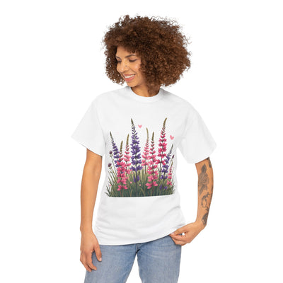 Wildflowers, Graphic T-Shirts for Women, Floral Shirt, Womens Short Sleeve, Ladies Graphic Tees #5119TTS