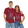 Wildflowers, Graphic T-Shirts for Women, Floral Shirt, Womens Short Sleeve, Ladies Graphic Tees #5118TTS