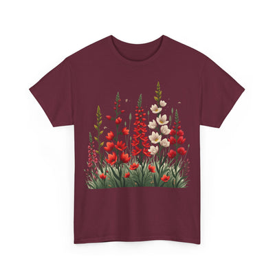 Wildflowers, Graphic T-Shirts for Women, Floral Shirt, Womens Short Sleeve, Ladies Graphic Tees #5122TTS