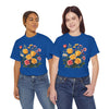 Wildflowers and Pink & Yellow Roses, Graphic T-Shirts for Women, Floral Shirt, Womens Short Sleeve, Ladies Graphic Tees #5137TTS