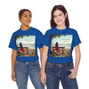 Have You Forgiven Your Ex?  Woman on Bench Looking at Waves, Forgiving T-Shirt, Forgiveness, Relationship Healing Top #5002STS