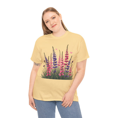 Wildflowers, Graphic T-Shirts for Women, Floral Shirt, Womens Short Sleeve, Ladies Graphic Tees #5119TTS