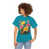 Wildflowers and Pink & Yellow Roses, Graphic T-Shirts for Women, Floral Shirt, Womens Short Sleeve, Ladies Graphic Tees #5148TTS