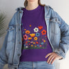 Wildflowers, Graphic T-Shirts for Women, Floral Shirt, Womens Short Sleeve, Ladies Graphic Tees #5115TTS