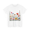 Wildflowers, Graphic T-Shirts for Women, Floral Shirt, Womens Short Sleeve, Ladies Graphic Tees #5109TTS