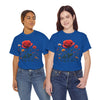 Wildflowers and a Red Rose, Graphic T-Shirts for Women, Floral Shirt, Womens Short Sleeve, Ladies Graphic Tees #5007TTS