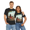 Have You Forgiven Your Ex?  Woman on Bench Looking at Waves, Forgiving T-Shirt, Forgiveness, Relationship Healing Top #5002STS