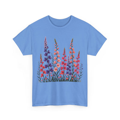 Wildflowers, Graphic T-Shirts for Women, Floral Shirt, Womens Short Sleeve, Ladies Graphic Tees #5118TTS