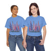 Wildflowers, Graphic T-Shirts for Women, Floral Shirt, Womens Short Sleeve, Ladies Graphic Tees #5118TTS