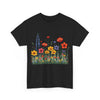 Wildflowers, Graphic T-Shirts for Women, Floral Shirt, Womens Short Sleeve, Ladies Graphic Tees #5117TTS