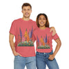 Wildflowers, Graphic T-Shirts for Women, Floral Shirt, Womens Short Sleeve, Ladies Graphic Tees #5120TTS