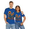 Sunflowers & Wildflowers, Graphic T-Shirts for Women, Floral Shirt, Womens Short Sleeve, Ladies Graphic Tees #5154TTS