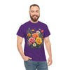Wildflowers and Pink & Yellow Roses, Graphic T-Shirts for Women, Floral Shirt, Womens Short Sleeve, Ladies Graphic Tees #5144TTS