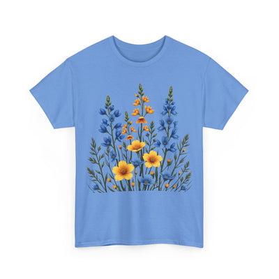 Wildflowers, Graphic T-Shirts for Women, Floral Shirt, Womens Short Sleeve, Ladies Graphic Tees #5121TTS