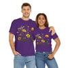 Wildflowers and a Yellow Rose, Graphic T-Shirts for Women, Floral Shirt, Womens Short Sleeve, Ladies Graphic Tees #5009TTS