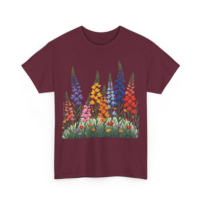 Wildflowers, Graphic T-Shirts for Women, Floral Shirt, Womens Short Sleeve, Ladies Graphic Tees #5120TTS