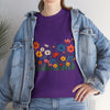 Wildflowers, Graphic T-Shirts for Women, Floral Shirt, Womens Short Sleeve, Ladies Graphic Tees #5112TTS