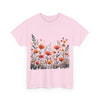 Wildflowers, Graphic T-Shirts for Women, Floral Shirt, Womens Short Sleeve, Ladies Graphic Tees #5102TTS
