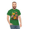 Wildflowers and Pink & Yellow Roses, Graphic T-Shirts for Women, Floral Shirt, Womens Short Sleeve, Ladies Graphic Tees #5147TTS