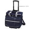 Picnic at Ascot  picnic basket with Dimensions blue