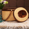 open lid and basket oval wicker picnic basket