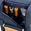 wine packback picknic basket inside